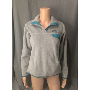 Patagonia Woman's Small Fleece Pullover Grey Polartec